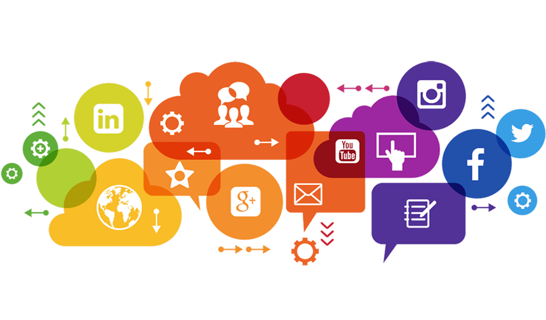 icons of different social media platforms like fb,linkedin etc to support digital marketing|Web Deisgning Company in 
        kerala