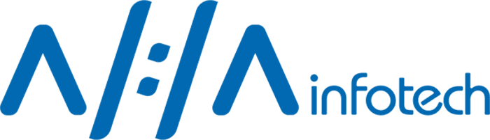 blue color logo of alilainfotech pvt ltd with white background